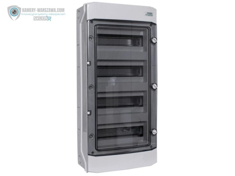 PLASTIKOWA OBUDOWA INSTALACYJNA Natynkowa IP65 4X12 modułów. PHS 48T NOARK 110814