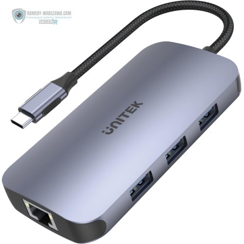 Unitek D1071A Hub N9+ USB-C HDMI, PD 100W, czytnik kart