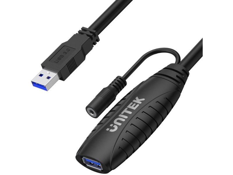 Unitek Wzmacniacz sygnału, przedłużacz USB 3.1 15m Y-3003C