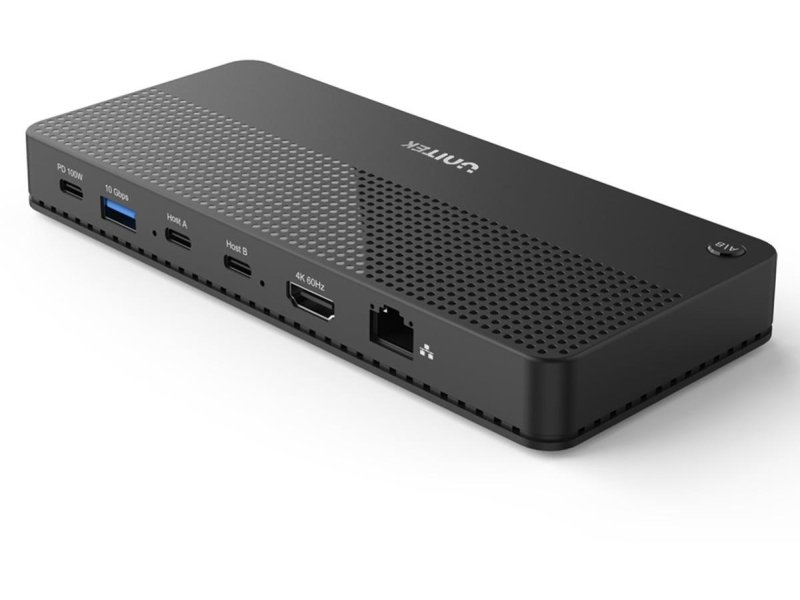 Unitek Przełącznik KVM 4K Hub USB 11 portów