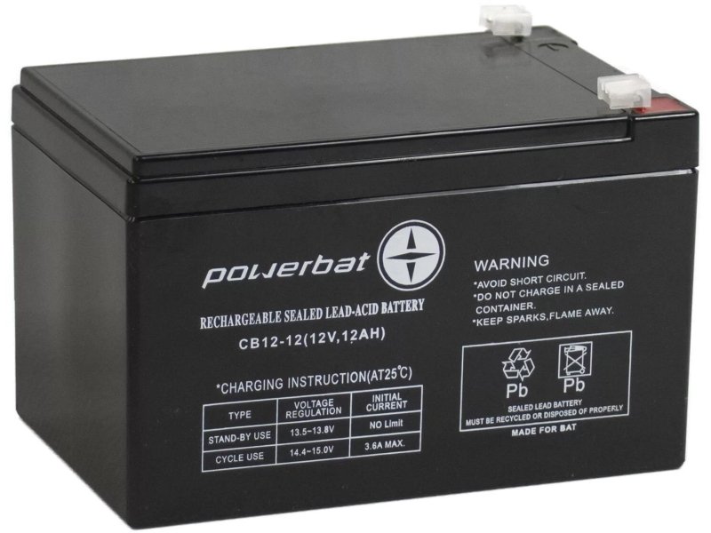 Akumulator AGM POWERBAT CB 12V 12Ah