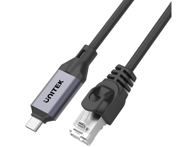 Unitek Kabel Ethernet USB C RJ-45 LAN, przewód sieciowy, 3m