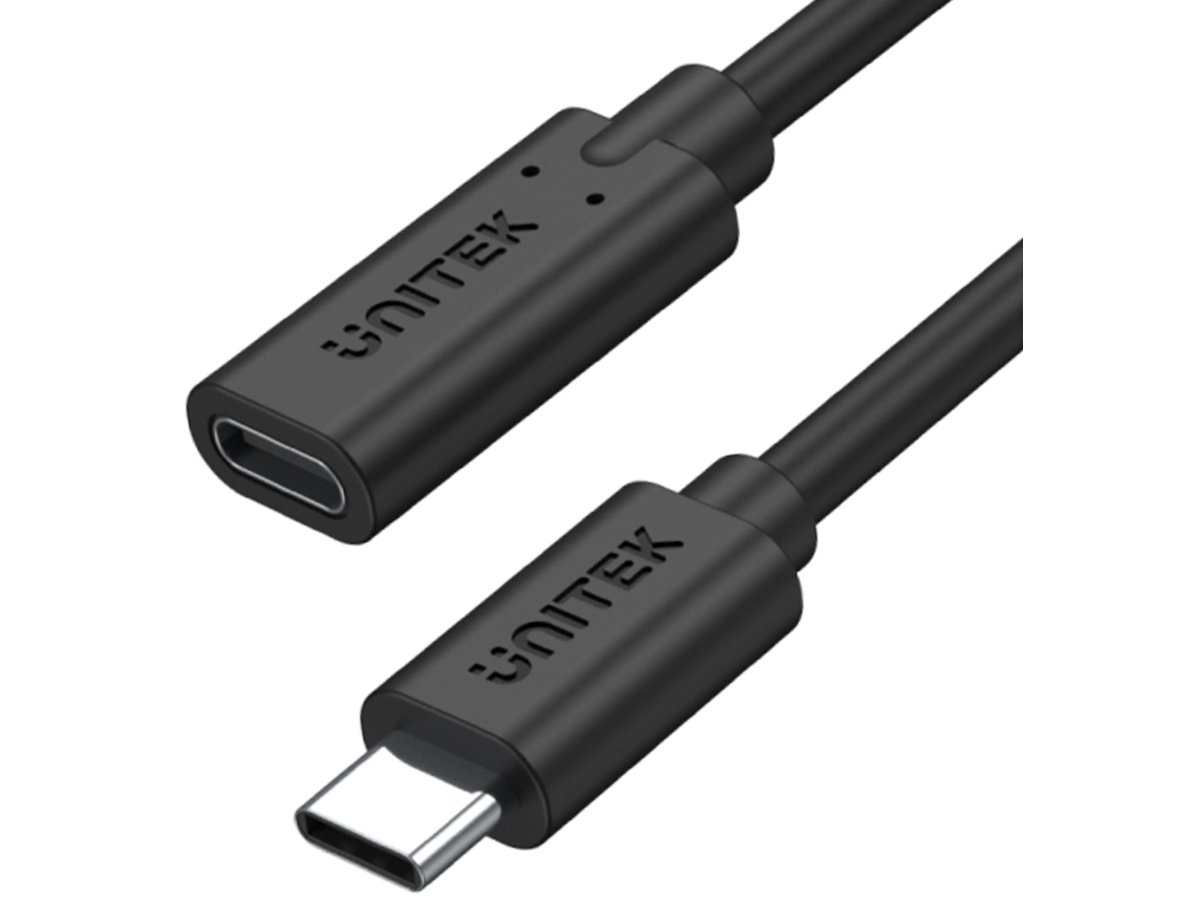 Przedłużacz Unitek C14086BK USB-C 10Gbps 4K, PD 100W 1,5m