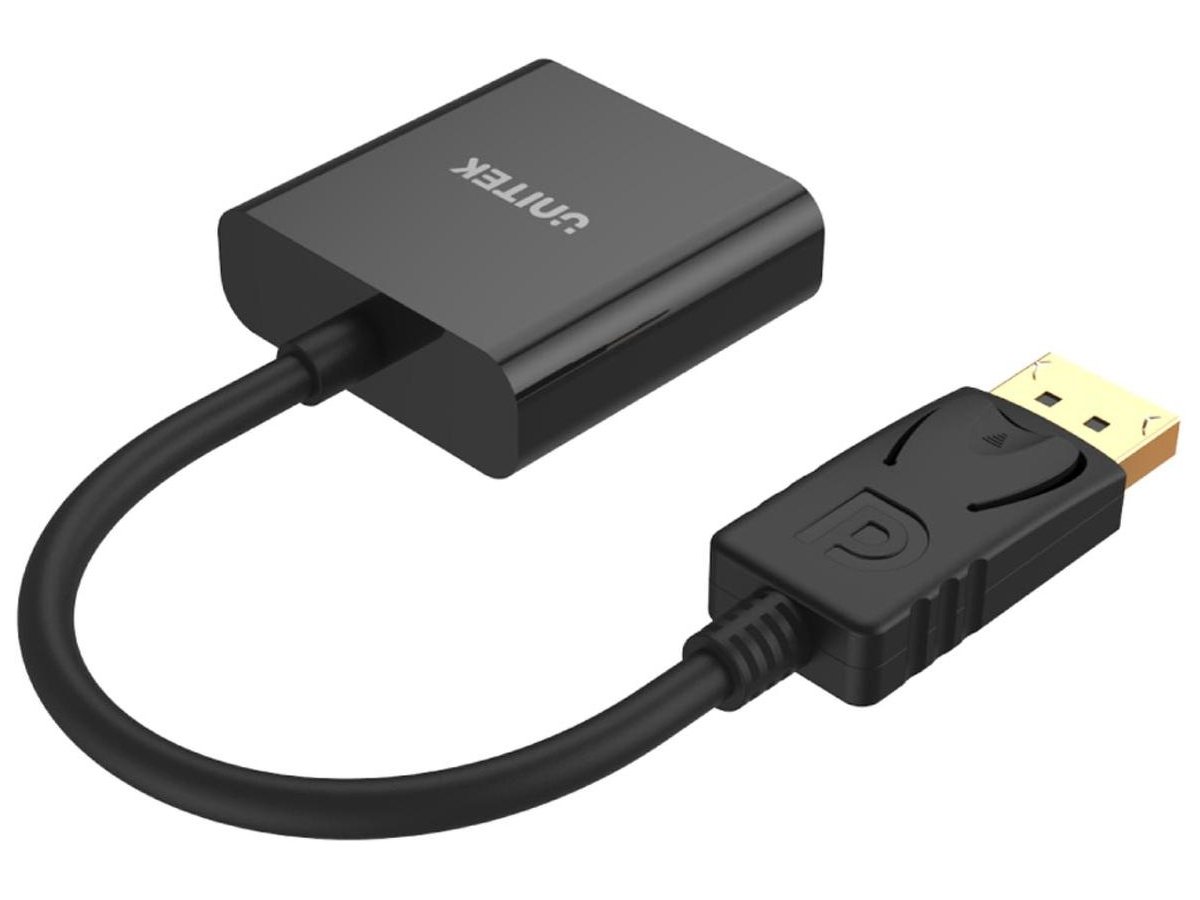 Adapter Unitek Y-5118E DisplayPort na VGA FullHD