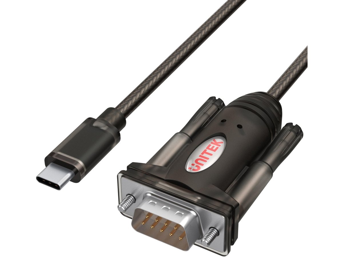 Adapter Unitek Y-1105K USB-C 1x RS-232