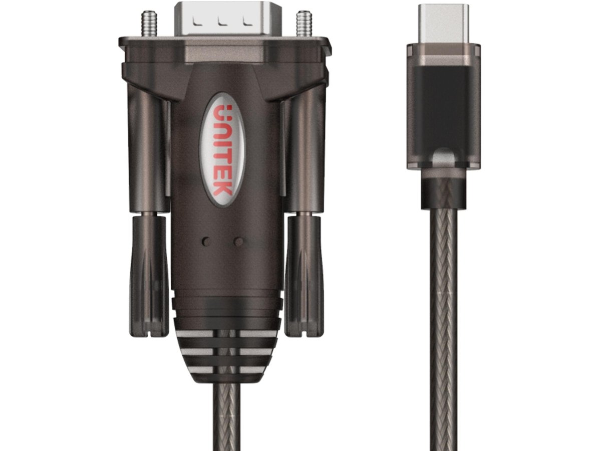 Adapter Unitek Y-1105K USB-C 1x RS-232