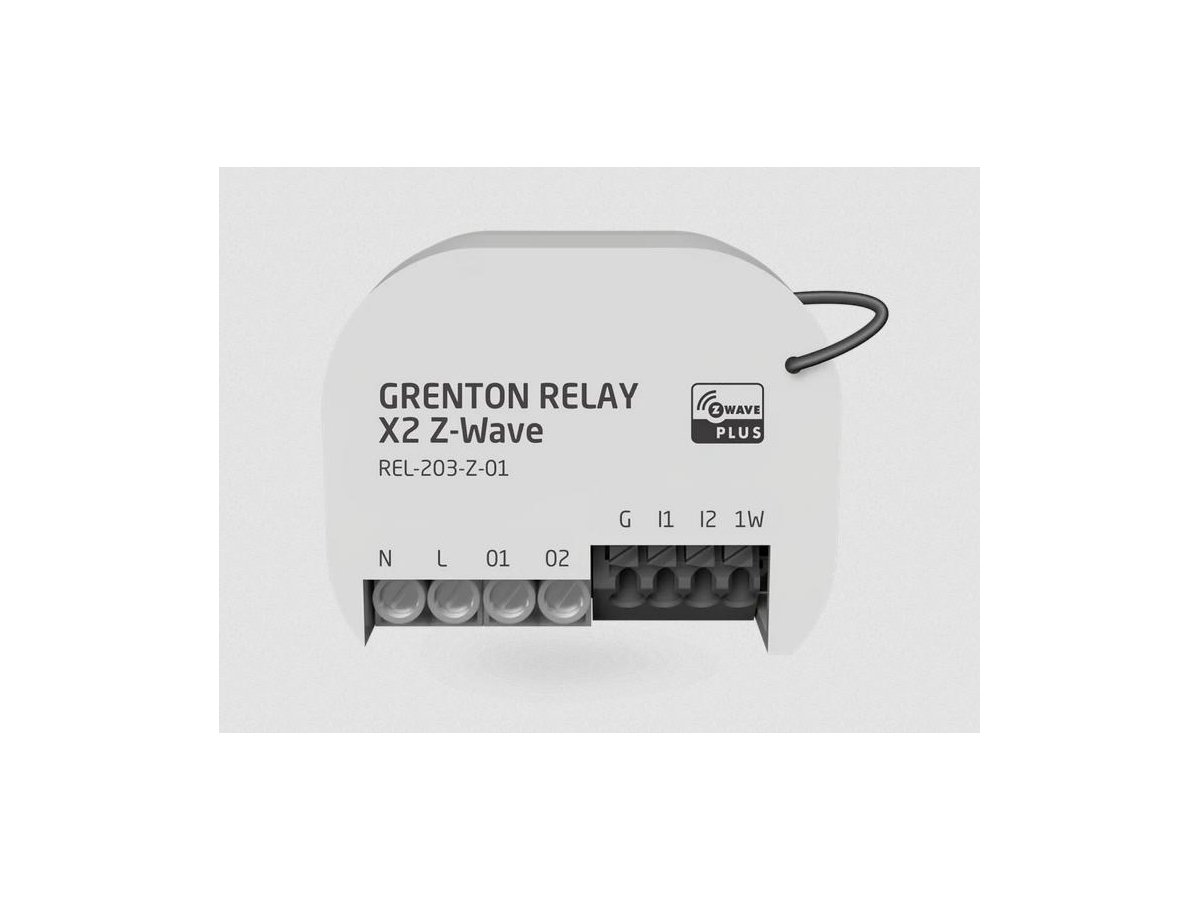 Moduł przekaźnikowy RELAYx2 Z-Wave Grenton