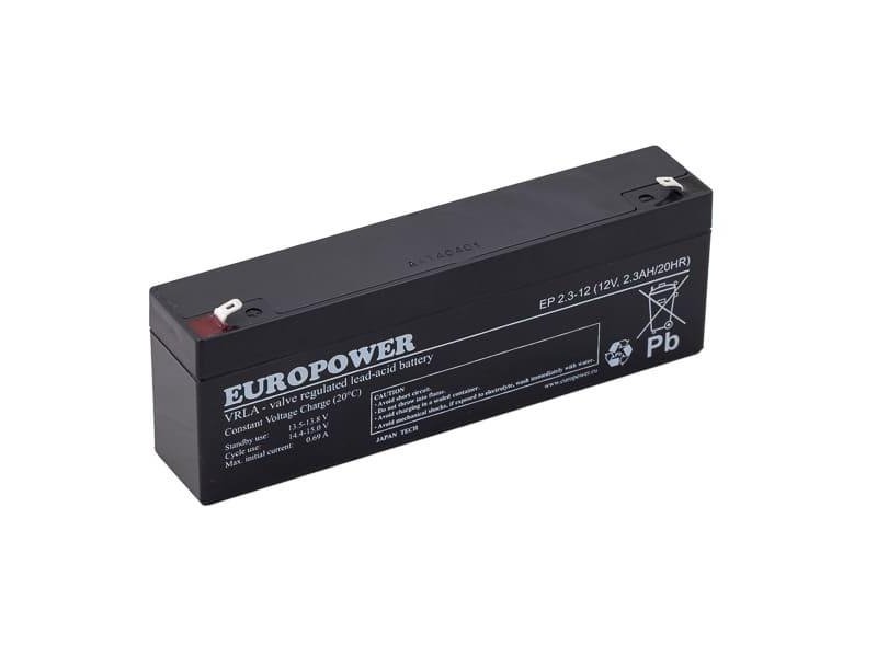 Akumulator AGM EUROPOWER serii EP 12V 2.3Ah (Żywotność 6-9 lat)