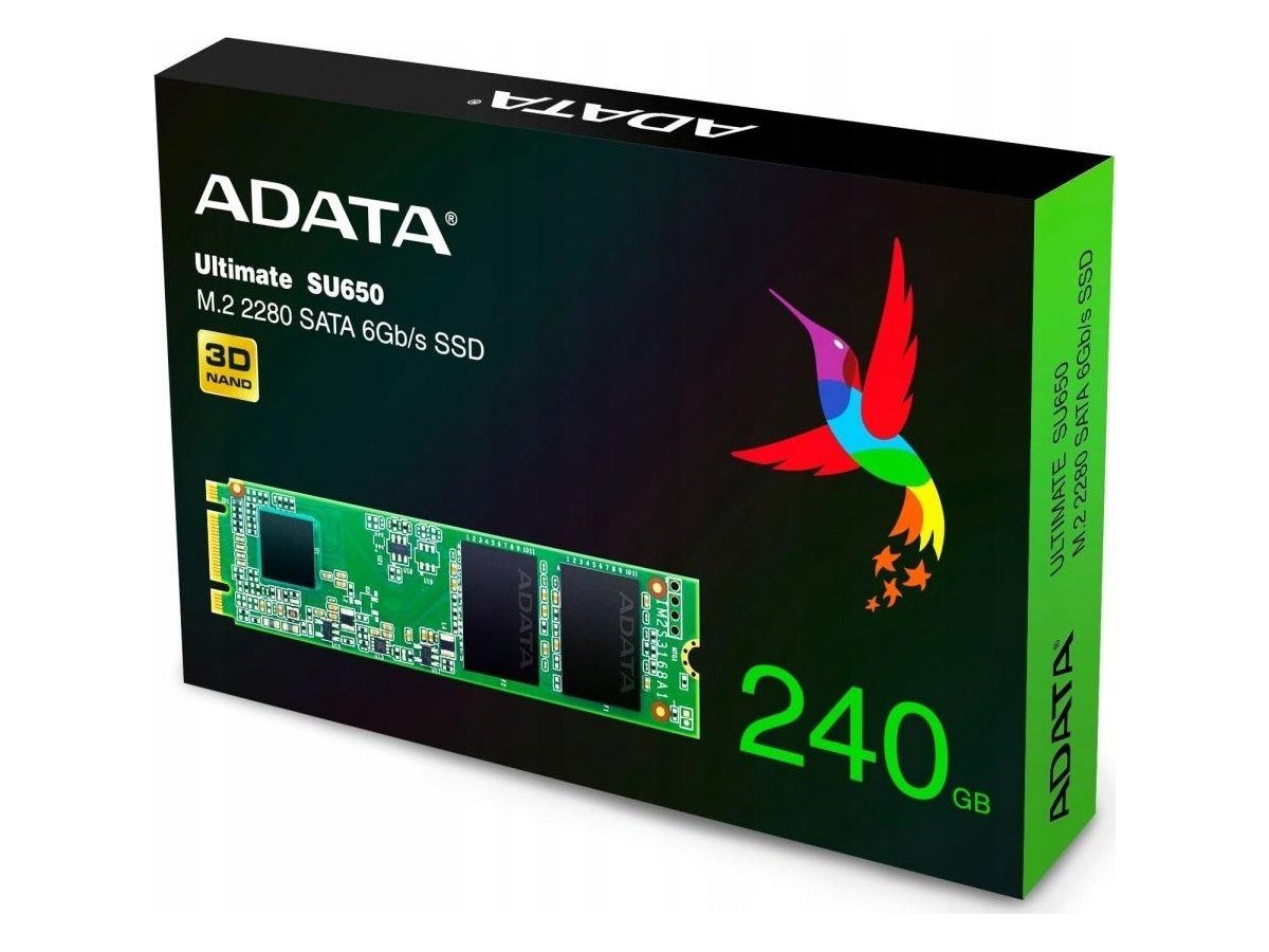 Dysk SSD Adata Ultimate SU650 240GB M.2 TLC 3D 2280 SATA