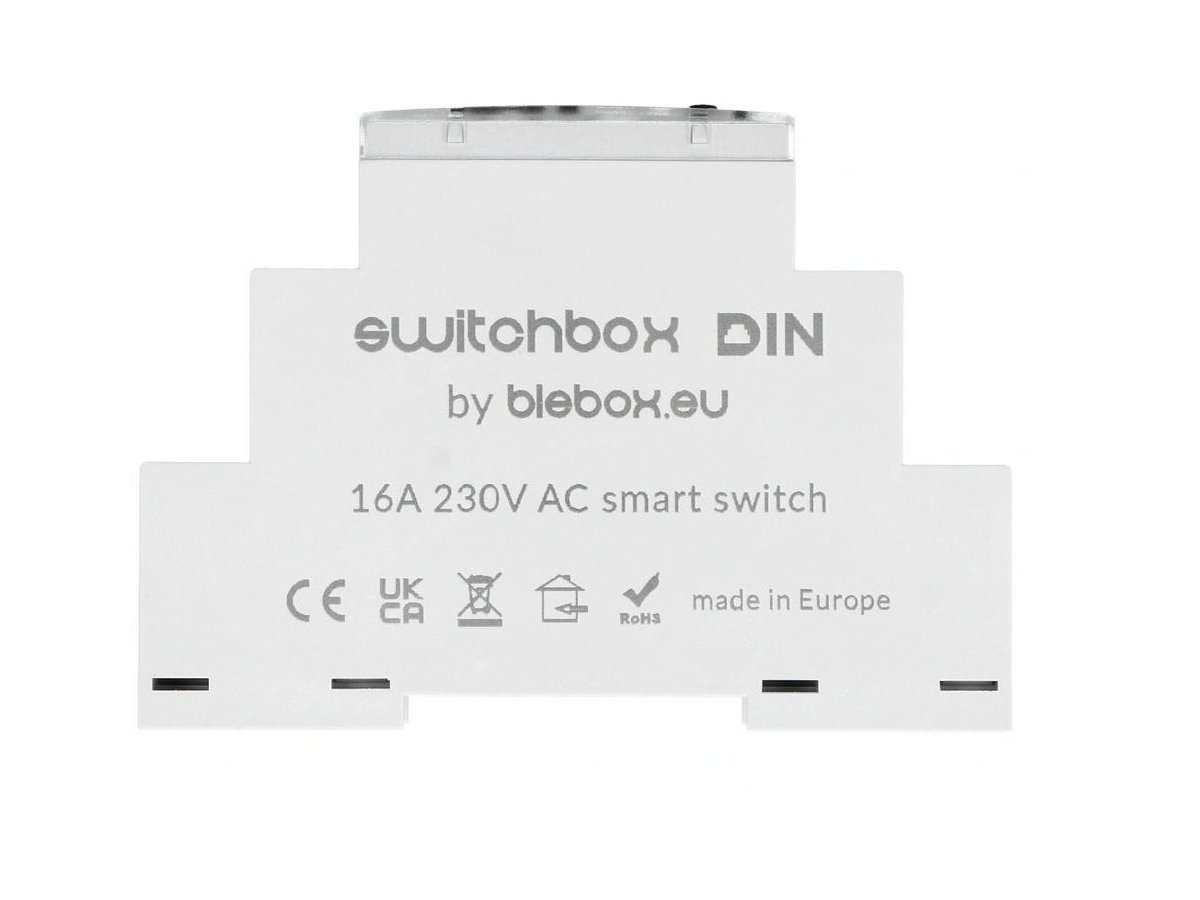 Moduł przekaźnikowy switchbox din Blebox