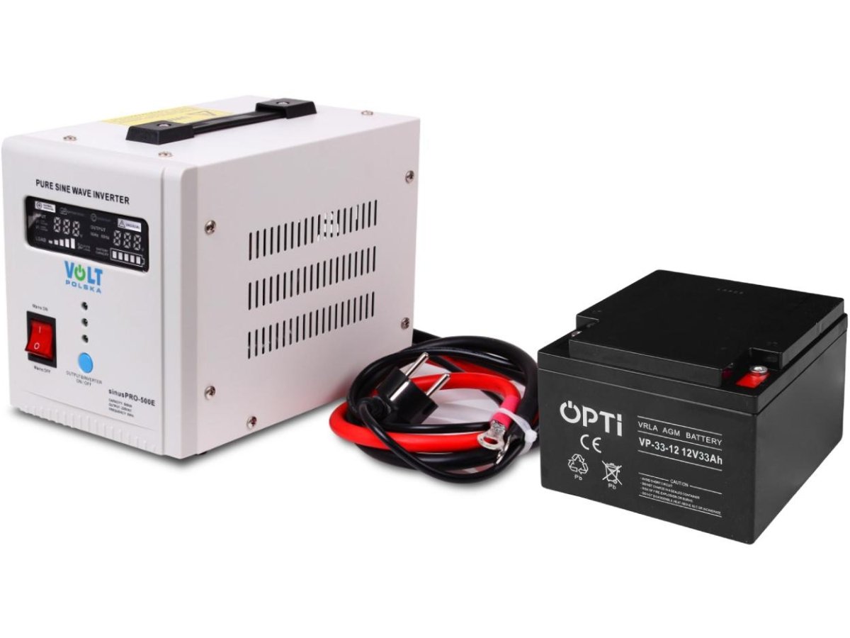 Zestaw do awaryjnego zasilania 33Ah 800W
