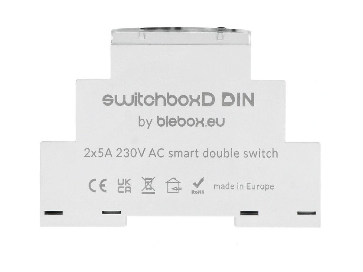 Moduł przekaźnikowy switchboxd din Blebox