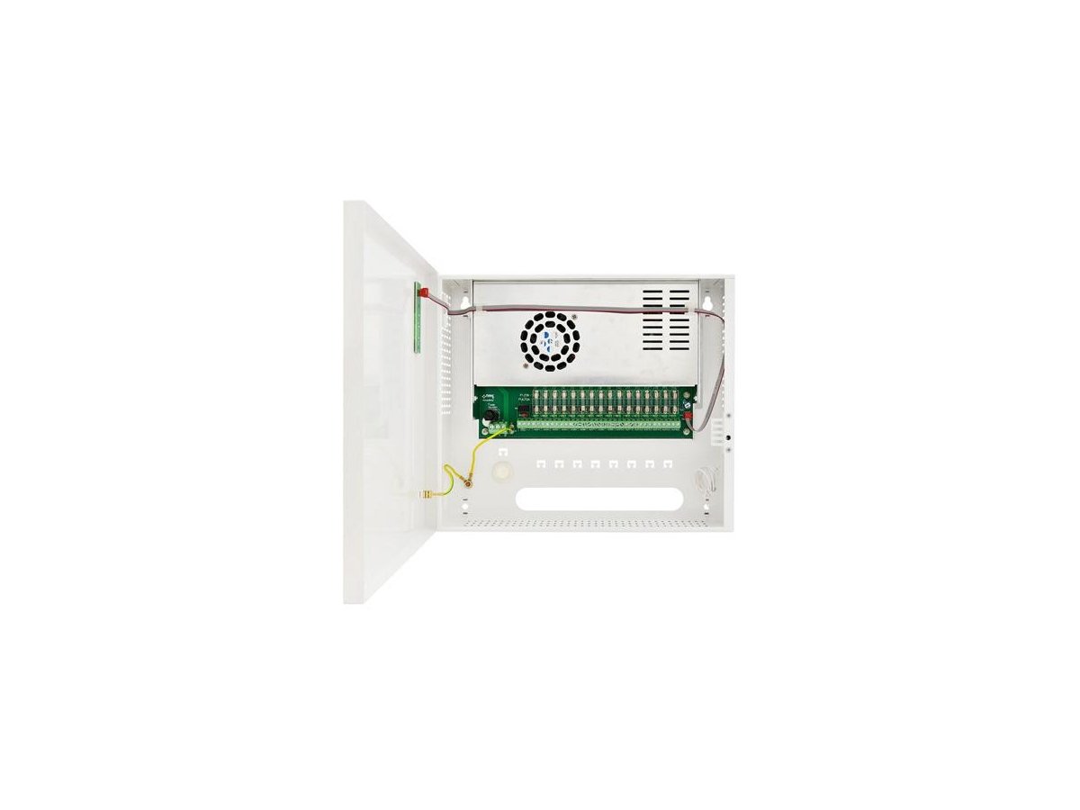 ZASILACZ IMPULSOWY STABILIZOWANY DO 16 KAMER HD Pulsar HPSDC-12V16X1A 12V/15A/16×1A/TOPIC