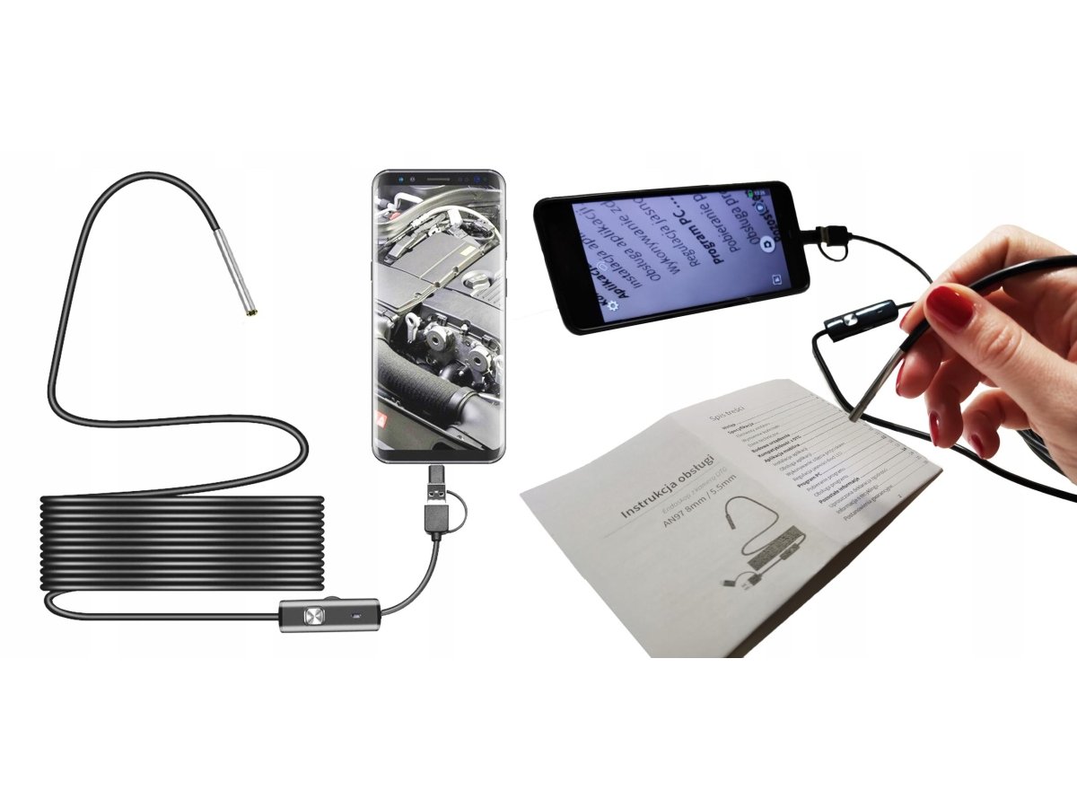 Kamera inspekcyjna AN97-3.9MM HD Android USB-C