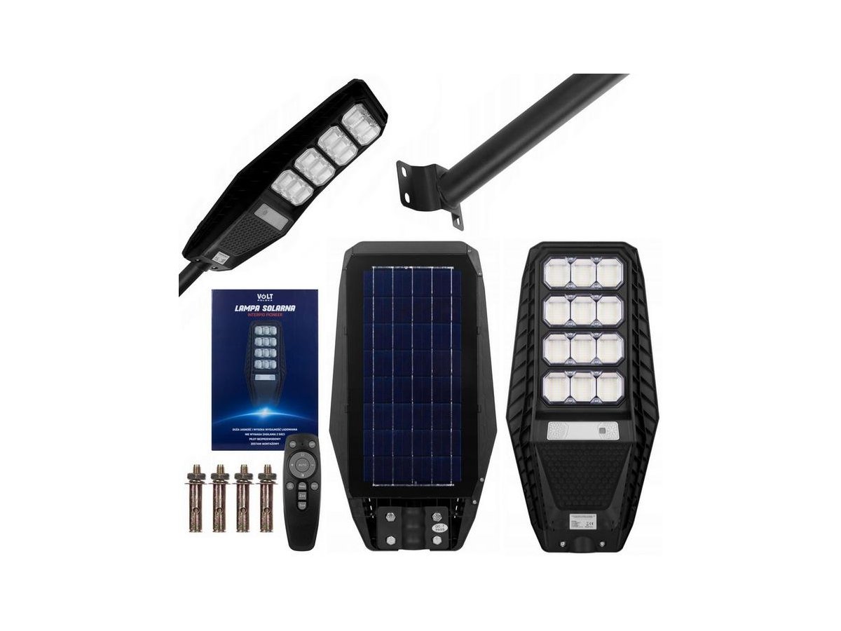 Lampa solarna VOLT POLSKA PIONEER 240 + panel 18W + 18.000mAh + pilot