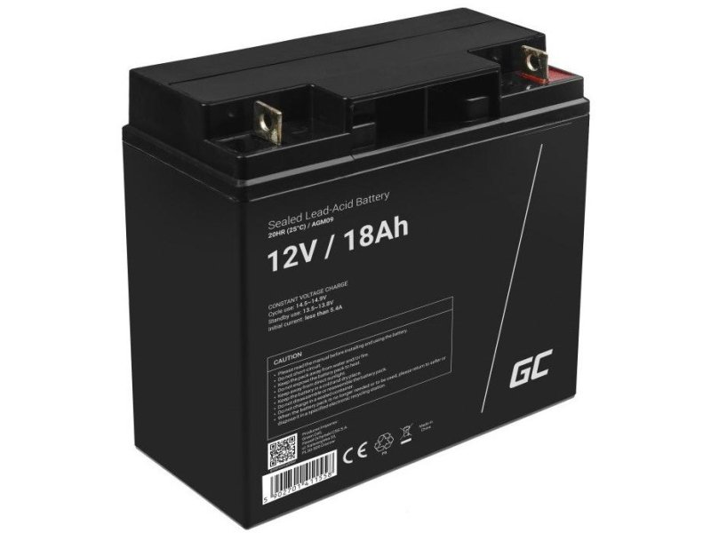 AKUMULATOR AGM Green Cell VRLA 12V 18Ah