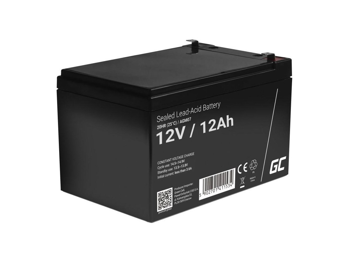 AKUMULATOR AGM Green Cell VRLA 12V 12Ah