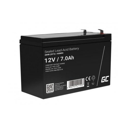 AKUMULATOR AGM Green Cell VRLA 12V 7Ah