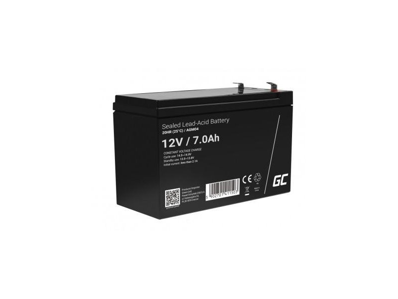 AKUMULATOR AGM Green Cell VRLA 12V 7Ah