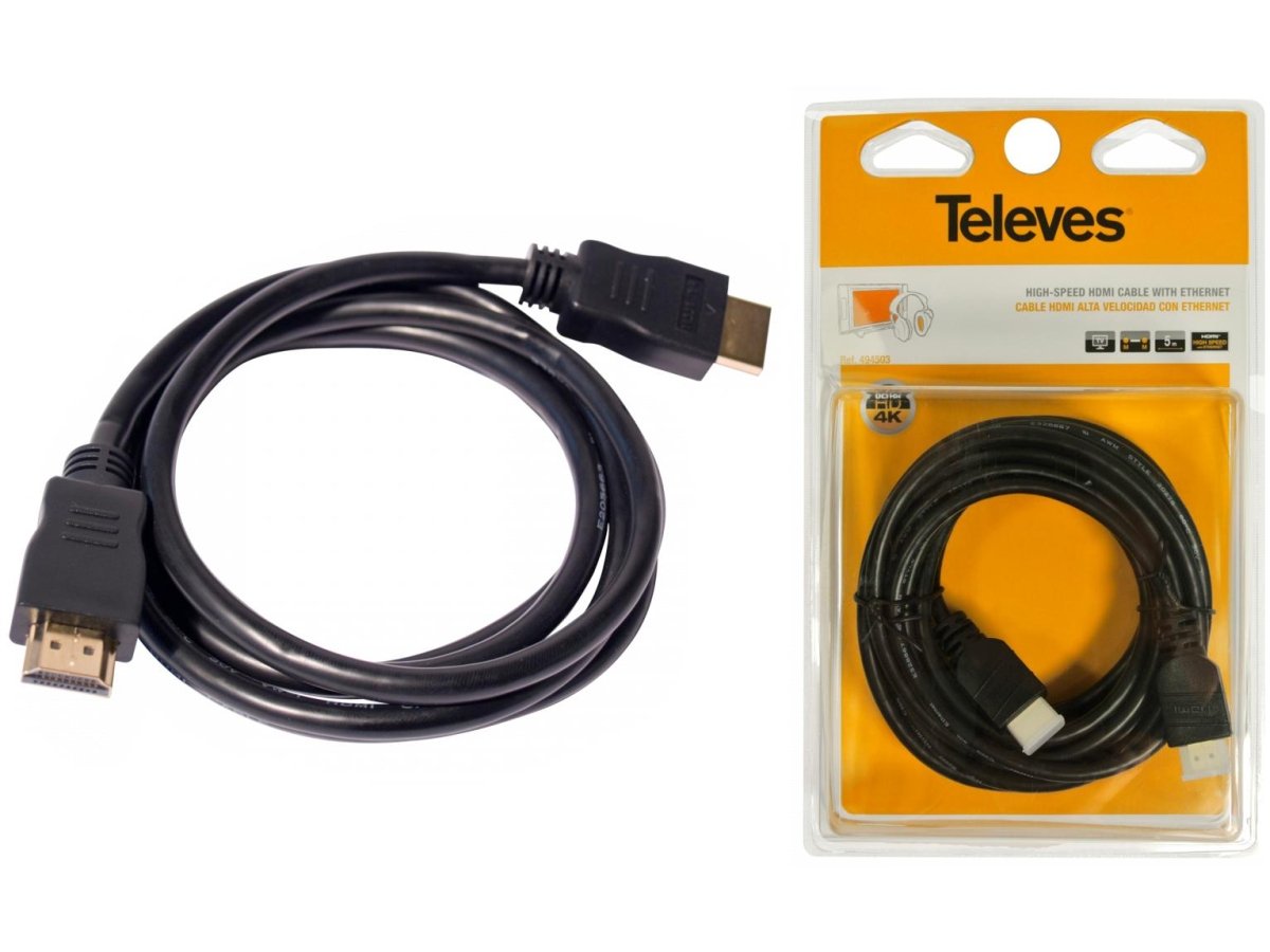 Kabel HDMI 2.0 Televes ref. 494503 5m 4K
