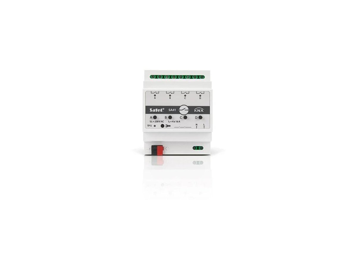 SATEL KNX 4-kanałowy aktor przełączający KNX-SA41