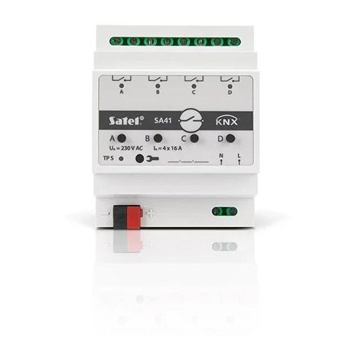 SATEL KNX 4-kanałowy aktor przełączający KNX-SA41
