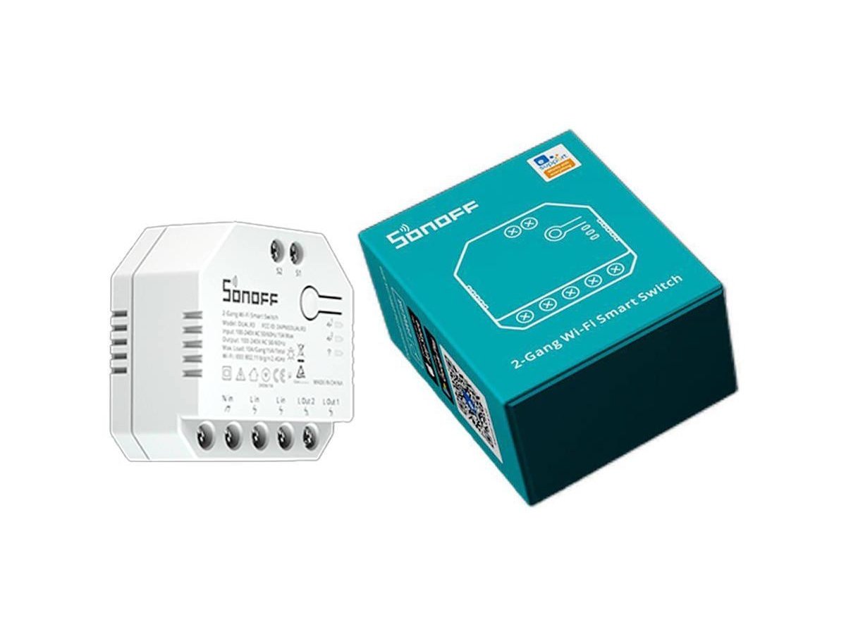 SONOFF sterownik 2-kanałowy roletowy 10A WiFi DUAL R3