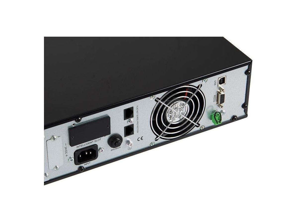 UPS ZASILACZ AWARYJNY Green Cell 1000VA 900W DO SZAFY RACK RTII Z WYŚWIETLACZEM LCD UPS13