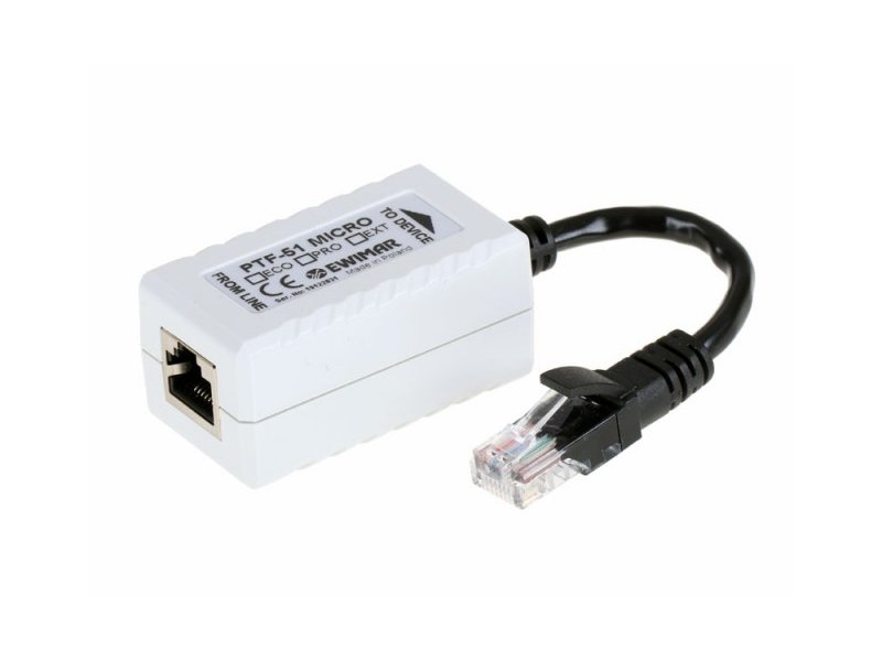 Zabezpieczenie przeciwprzepięciowe 1-kanałowe do kamer IP serii EXTREME EWIMAR PTF-51-EXT/PoE/Micro v2