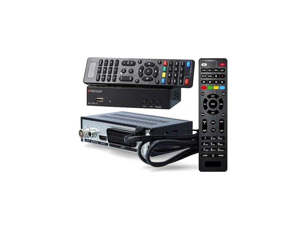 TUNER DVB-T2 OPTICUM AX LION NS H.265 10bit