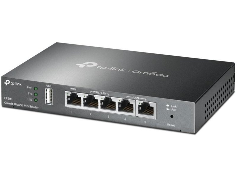 ROUTER TP-LINK TL-ER605 VPN SafeStream, Multi-WAN