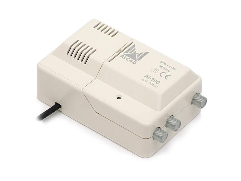 Wzmacniacz Alcad AI-200 VHF-UHF 1we/2wy szerokopasmowy