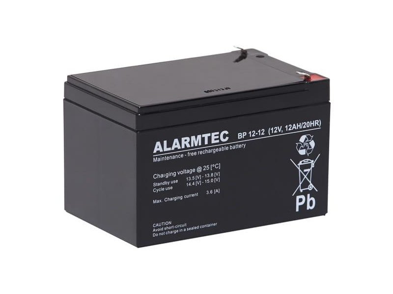 Akumulator AGM ALARMTEC serii BP 12V 12Ah