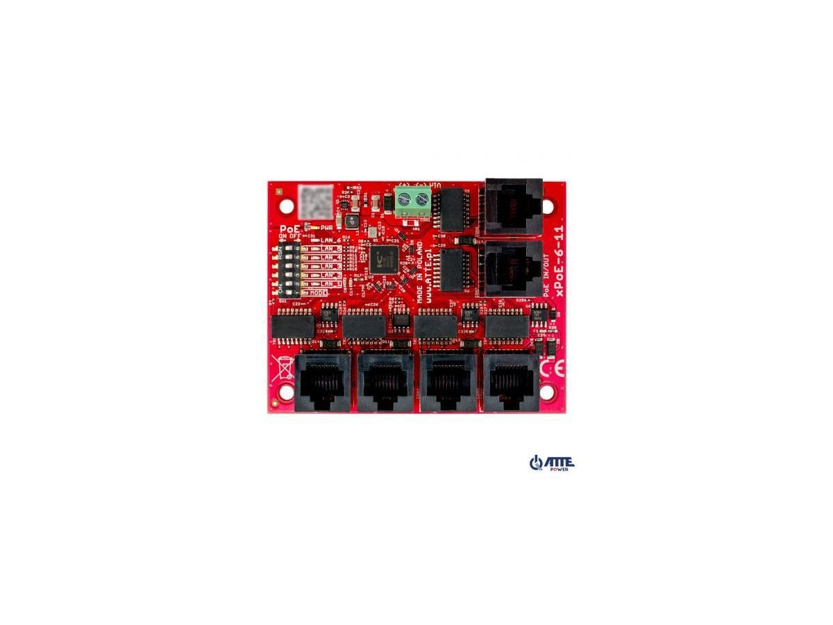 SWITCH 5-PORTOWY POE ATTE xPoE-6-11-OF