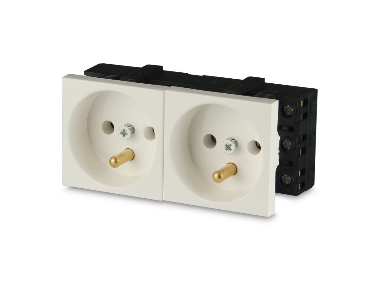 Gniazdo 2M elektryczne podwójne