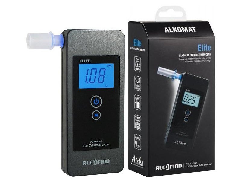Alkomat Alcofind Elite -24mc kalibracji 5 lat gwarancji