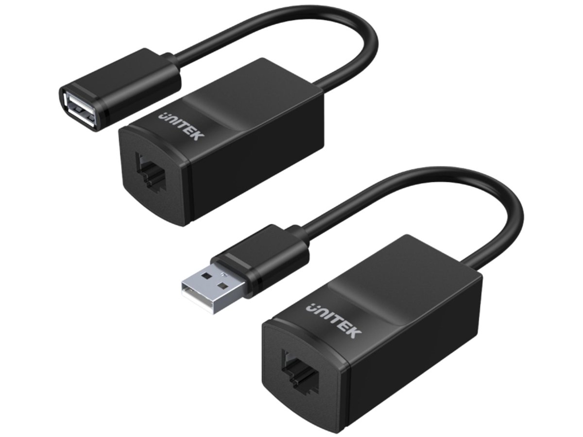 Przedłużacz USB Unitek Y-UE01001 do 60m pod kabel kat.5e