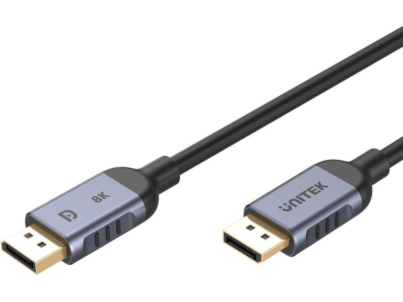 Unitek kabel DisplayPort 1.4 8k 60hz, 4k 240hz, HDR, HDCP 2.3, DSC 1.2, 5m