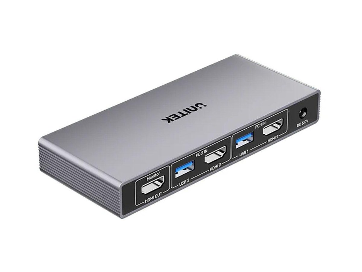 Unitek Przełącznik KVM 4K@60Hz USB 3.0 HDMI