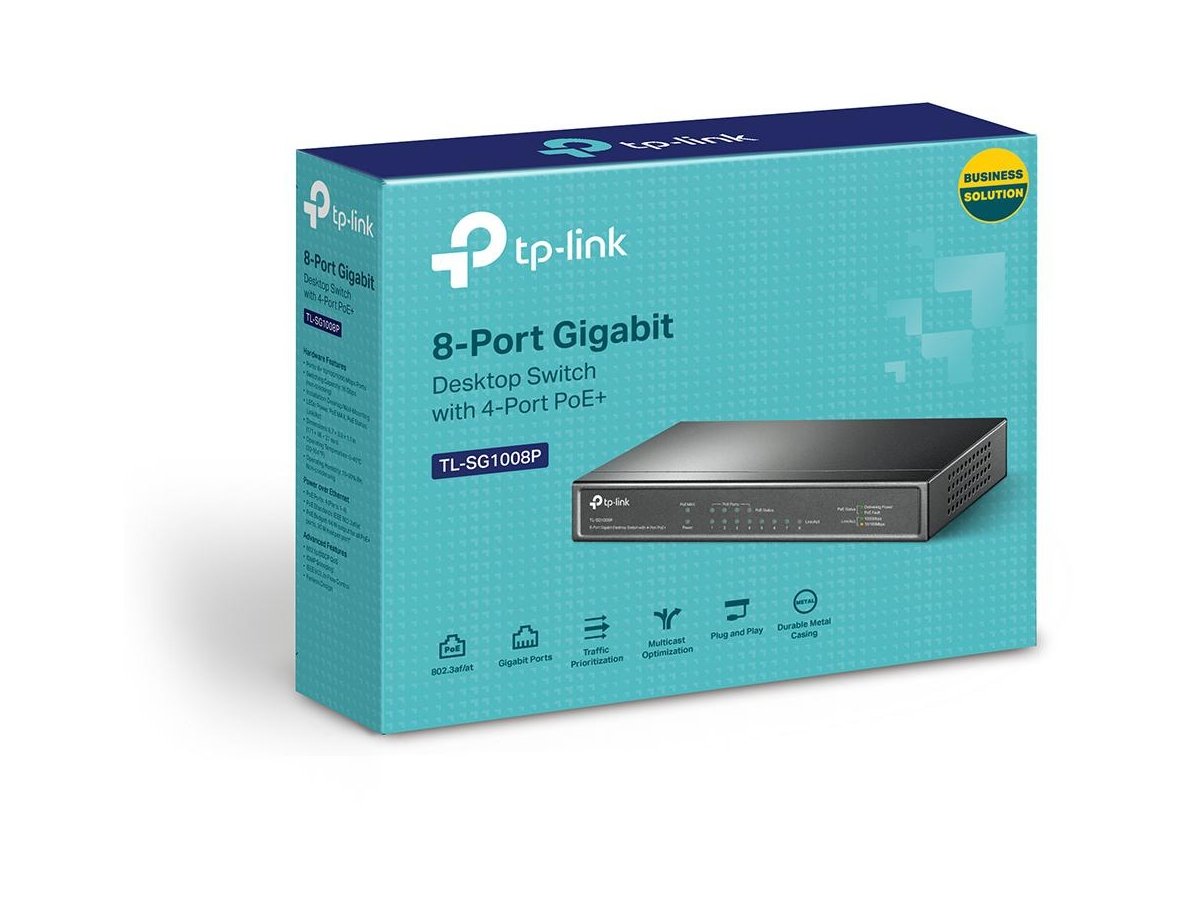 SWITCH TP-LINK TL-SG1008P