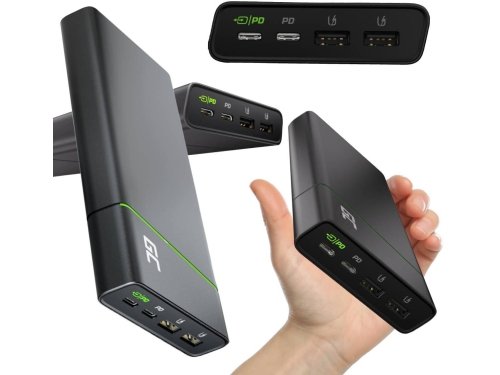 POWERBANK Green Cell PowerPlay Ultra 26800mAh SZYBKIE ŁADOWANIE 128W 2x USB-C PD 2x USB-A UC