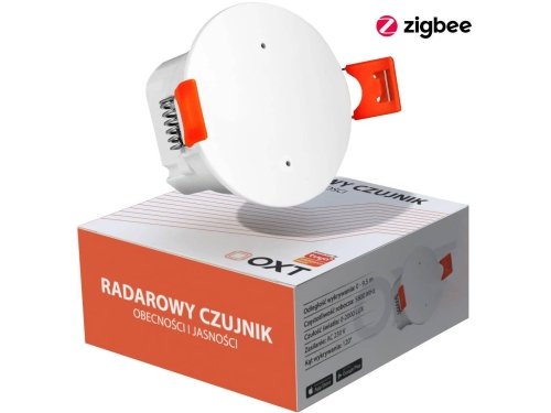 OXT Czujnik radar obecności jasności 230V ZigBee TUYA