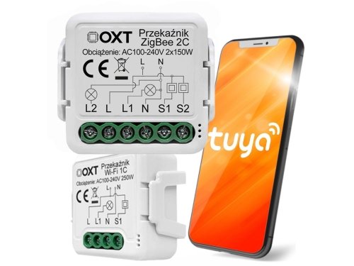 Moduł OXT mini 2 obwody ZigBee Tuya