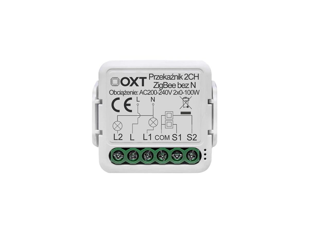 Moduł OXT mini 2 obwody ZigBee Tuya