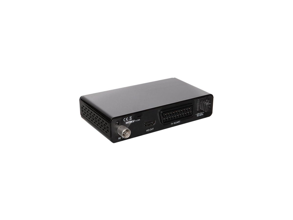 Zestaw Tuner DVB-T/T2 WIWA H.265 + Antena WiFi USB