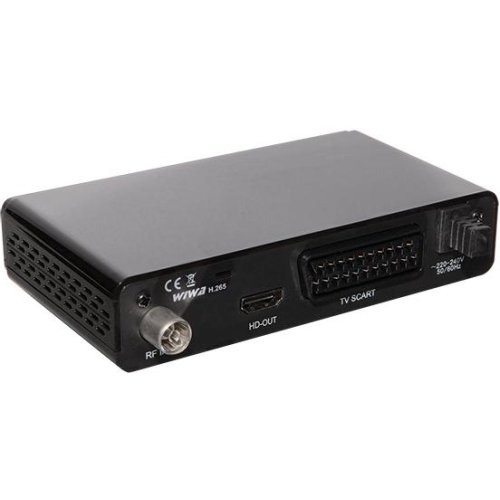 Zestaw Tuner DVB-T/T2 WIWA H.265 + Antena WiFi USB