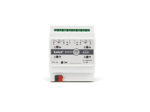SATEL KNX 2-kanałowy aktor żaluzjowy 230V AC KNX-BSA12H