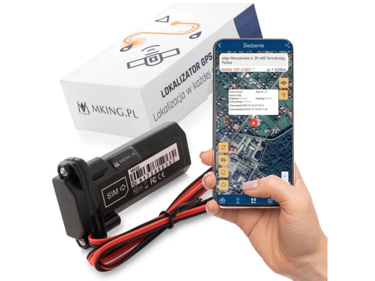 Lokalizator GPS Mking MK02 Śledzenie Pojazdu Łodzi
