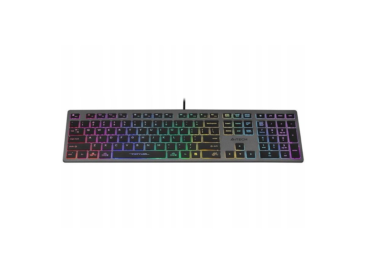 Klawiatura przewodowa A4tech FStyler FX60H Neon Backlit