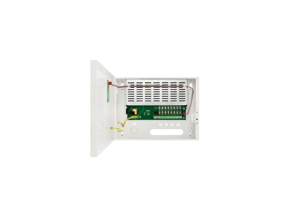 ZASILACZ IMPULSOWY STABILIZOWANY DO 8 KAMER HD Pulsar HPSDC-12V8X1A 12V/8A/8×1A/TOPIC